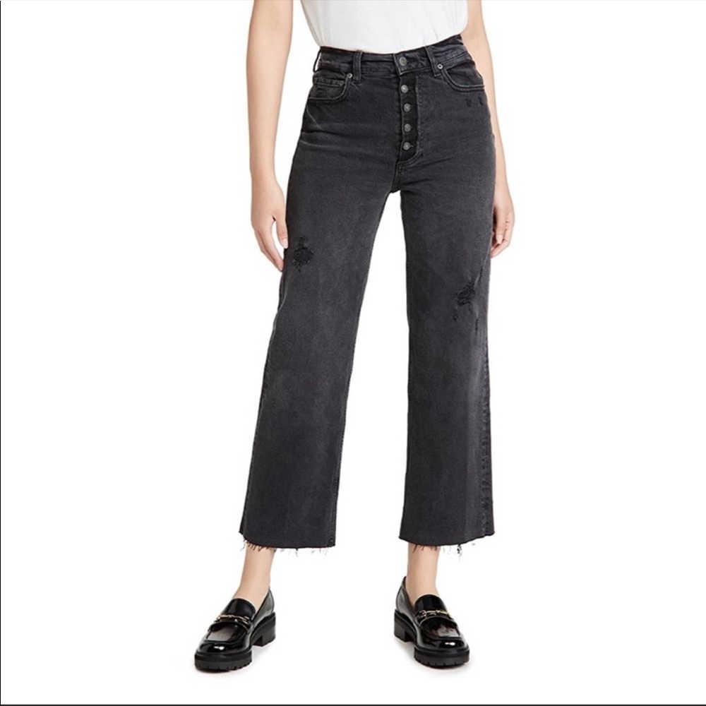 Boyish The Mikey High Rise Wide Leg in Moonfleet Size 24